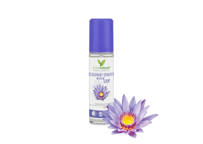 Naturalny dezodorant w sprayu lilią wodną